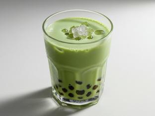 Medium Jasmine Green Tea Latte with Crystal Boba Medium Jasmine Green Tea Latte with Crystal Boba