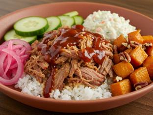 Pulled Pork Rice Bowl Pulled Pork Rice Bowl