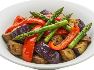 Mushroom, Eggplant, Peppers and Asparagus Mushroom, Eggplant, Peppers and Asparagus