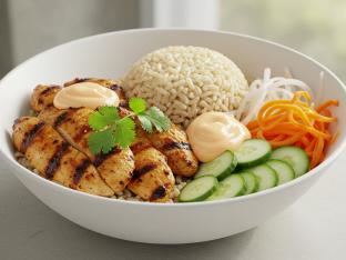 Grilled Chicken Hawker Bowl [Egg Free]
