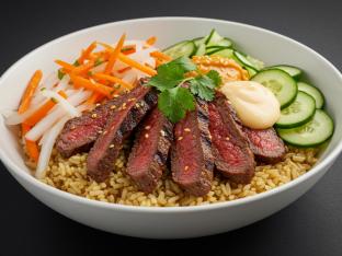 Grilled Beef Hawker Bowl [Egg Free]