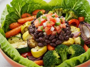 Dairy Free Don Chuy House Salad with Grilled Veggies