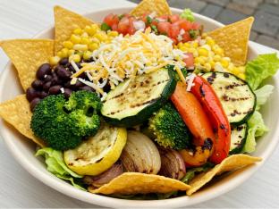 Don Chuy House Salad with Grilled Veggies