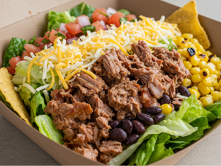 Don Chuy House Salad with Barbacoa