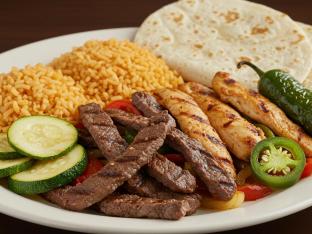 Beef and Chicken Fajita Plate Beef and Chicken Fajita Plate