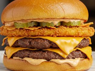 Dominican Smashburger [Double Patty with Fried Cheese]