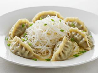 Vegan Shiitake Mushroom-Tofu Dumplings Vegan Shiitake Mushroom-Tofu Dumplings