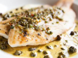 Gluten Free Seared Tilapia with a Fried Caper Beurre Blanc Sauce Gluten Free Seared Tilapia with a Fried Caper Beurre Blanc Sauce