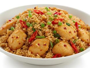 Chicken Chili Garlic Fried Rice