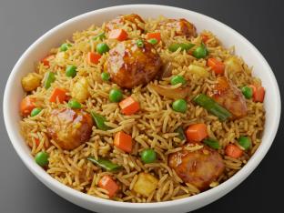 Chicken Manchurian Fried Rice