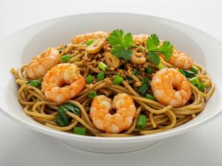 Shrimp Manchurian Noodles