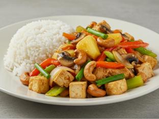 Spicy Cashew Nut Stir Fry with Tofu Spicy Cashew Nut Stir Fry with Tofu