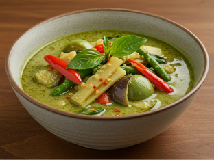 Green Curry with Mixed Vegetables Green Curry with Mixed Vegetables