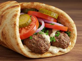 Lamb Kofta Kebab Sandwich