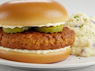 Classic Chicken Sandwich Box with Mashed Potatoes