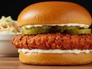 Spicy Classic Chicken Sandwich Box with Coleslaw