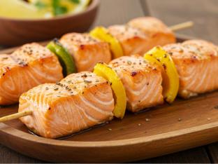 Salmon Kebab