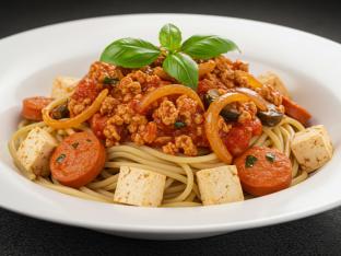 Vegan Spaghetti Boxed Meal Vegan Spaghetti Boxed Meal