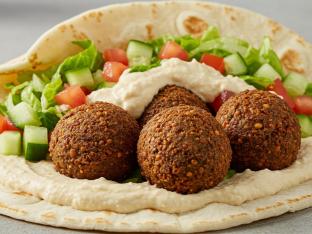 Individual Falafel Wrap Individual Falafel Wrap