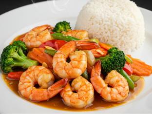 Prawns with Mixed Vegetables Prawns with Mixed Vegetables