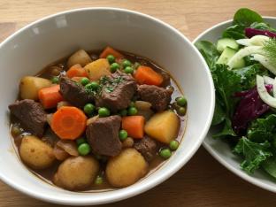 Beef Stew & Garden Side Salad Beef Stew & Garden Side Salad