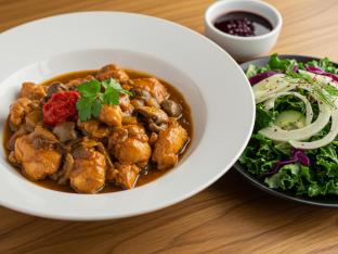 Chicken Stew & Garden Side Salad Chicken Stew & Garden Side Salad