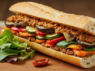 Gluten-Free Grilled Vegan Sandwich with Mixed Greens Gluten-Free Grilled Vegan Sandwich with Mixed Greens