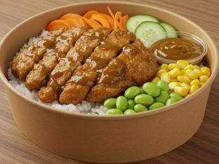 Japanese Curry Chicken Rice Bowl with Japanese Curry Sauce (NO Sesame Seeds) Japanese Curry Chicken Rice Bowl with Japanese Curry Sauce (NO Sesame Seeds)