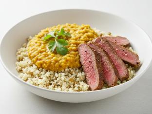Light Carb Lamb Bowl with Riced Cauliflower and Daal Light Carb Lamb Bowl with Riced Cauliflower and Daal