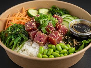 Hawaii Five-O Poke Bowl with Original Shoyu Sauce Hawaii Five-O Poke Bowl with Original Shoyu Sauce