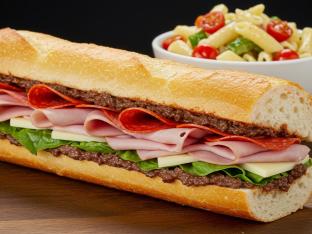Barbarino Sandwich with pasta salad Barbarino Sandwich with pasta salad