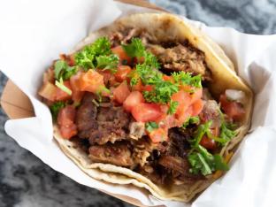 Two Steak Tacos Box Two Steak Tacos Box