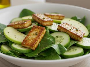 Grilled Tofu Dong Thap Salad with No Strawberries Grilled Tofu Dong Thap Salad with No Strawberries