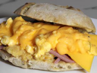 Gluten Free Morning Ham Sandwich (Chipotle Mayo on the side) Gluten Free Morning Ham Sandwich (Chipotle Mayo on the side)