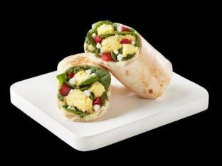 Spinach Feta and Pesto Wrap Spinach Feta and Pesto Wrap