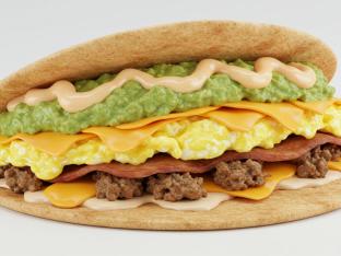 Cali Breakfast Flatbread with Sausage Cali Breakfast Flatbread with Sausage