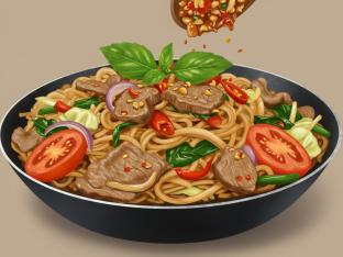 Drunken Noodle with Pork Drunken Noodle with Pork