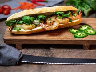 Grilled Shrimp Banh Mi Grilled Shrimp Banh Mi