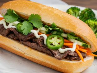 Grilled Beef Banh Mi Grilled Beef Banh Mi
