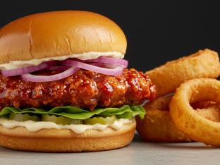 Forkball Sliders with Onion Rings