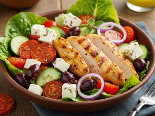 Greek Salad with Chicken Boxed Meal [Small]