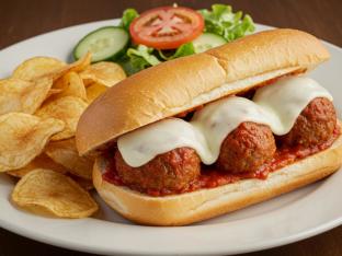 Meatball Grinder Boxed Meal [Large]