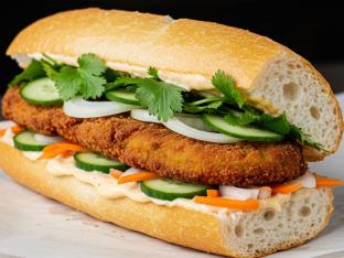 Vegan Crispy Cutlet Banh Mi Platter Vegan Crispy Cutlet Banh Mi Platter