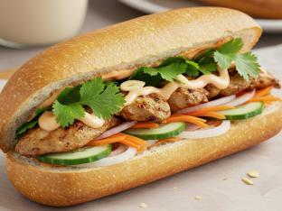 Lemongrass Chicken Banh Mi Platter Lemongrass Chicken Banh Mi Platter