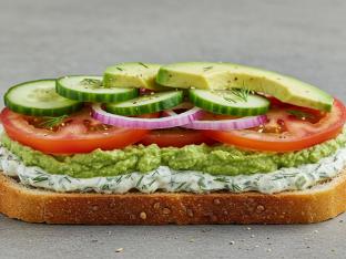 Gluten Free Veggie Schmearwich