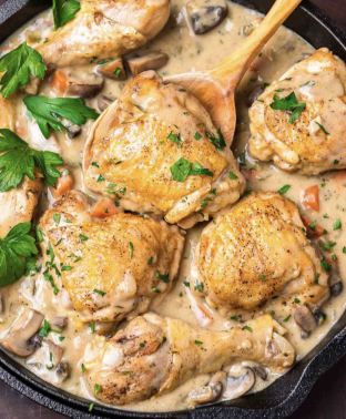 Chicken Fricassee Chicken Fricassee