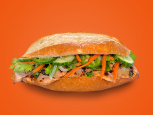 Grilled Chicken Banh Mi & Superfine Slaw