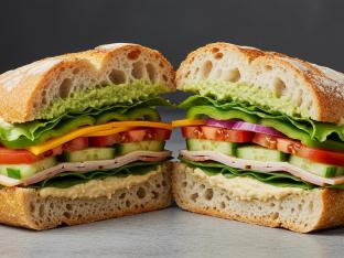 Harvest Veggie with Three Cheese Sourdough Harvest Veggie with Three Cheese Sourdough
