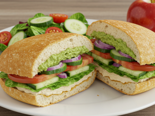 Harvest Vegan with Salad and Apple [21oz]