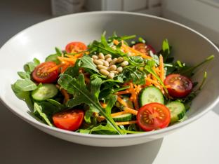 Vegan Organic Arugula Salad Vegan Organic Arugula Salad